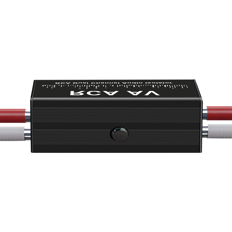 Audio Music In - Draagbare 2-kanaals RCA-aardlusisolator Professionele Hum Eliminator