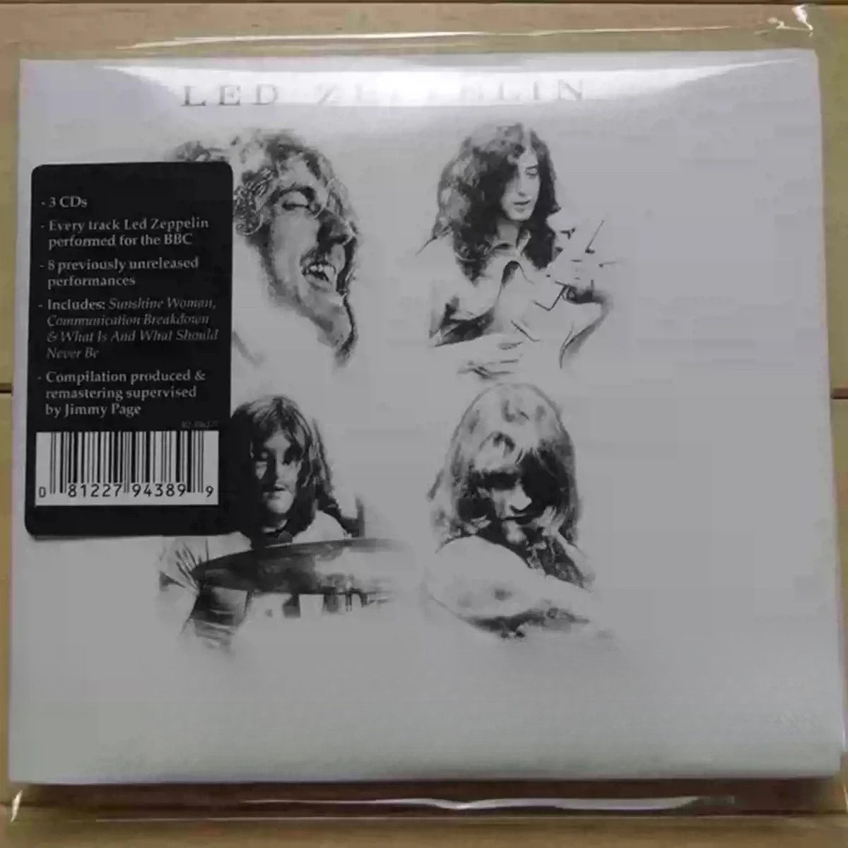 Audio Music In - 3 schijven klassiek hardrock live compilatiealbum,
