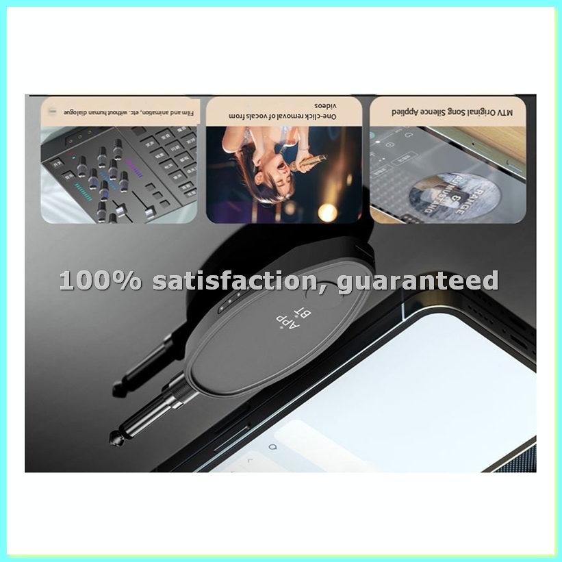 Audio Music Remover - Audio-ontvangeradapter 3,5/6,5 mm Aux Wireless Vocal