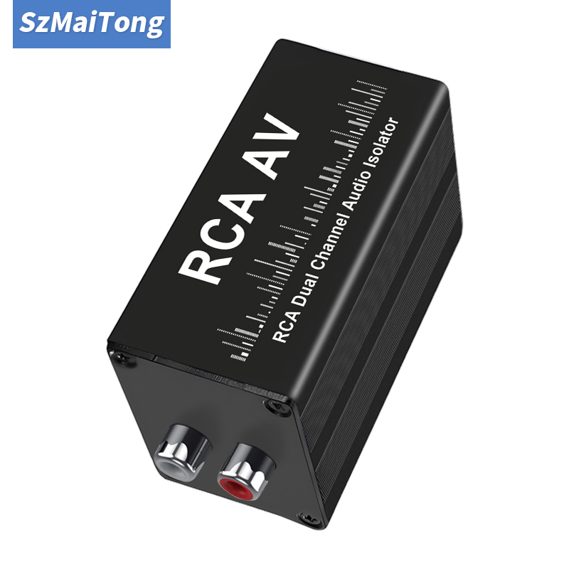 Audio Music In - Professioneel audiogeluidsfilter Ground Loop Isolator 2-kanaals