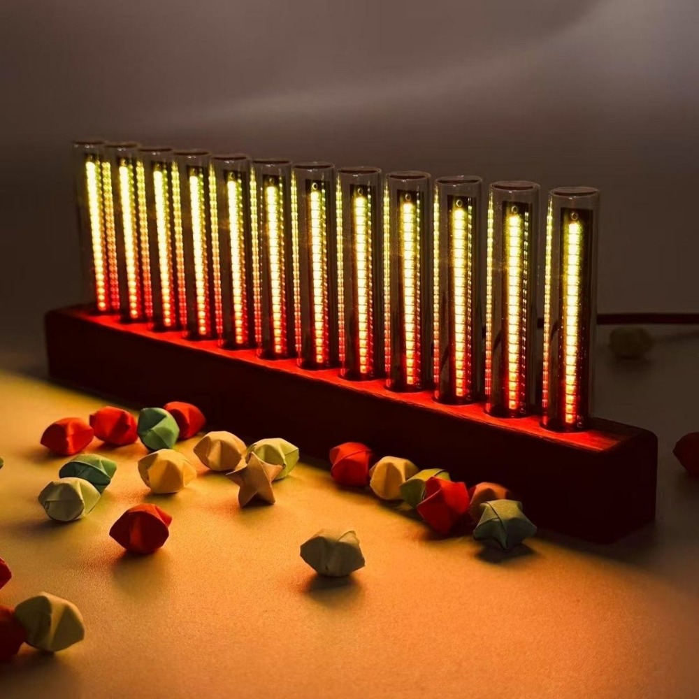 Audio Music Visualizer - NIEUW 12-buis full-color LED pick-up muziek