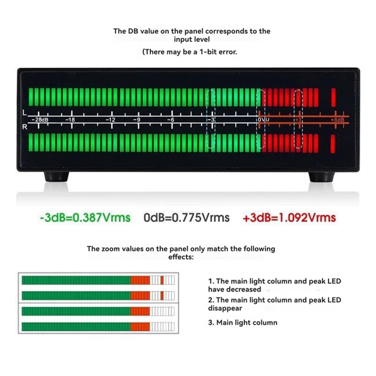 Audio Music Visualizer - A40I VU56-PRO Dual Channel Muziekspectrumanalysator LED