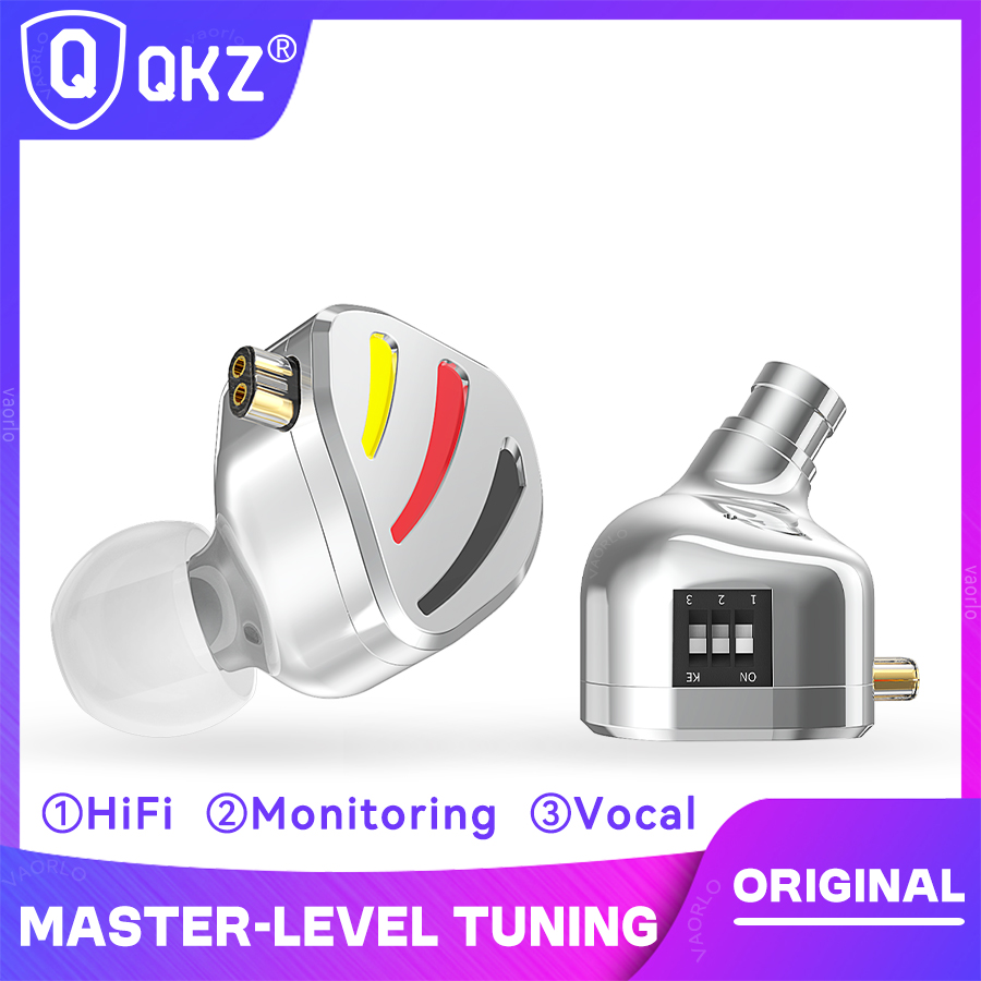 Audio Music Dj - QKZ Oortelefoon HIFI Monitoring Vocale 3-Niveau