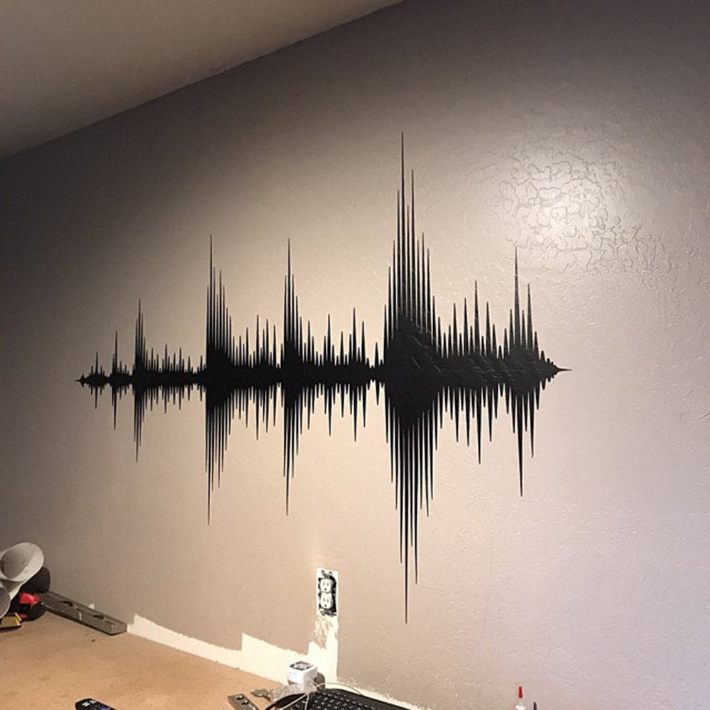 Audio Wave Muurtattoo Geluid W - Audio Music Remover recensie en prijs