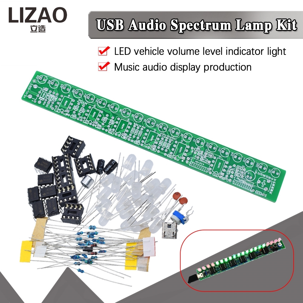 USB Audio Spectrum Lamp DIY Ki - Audio Music Visualizer recensie en prijs