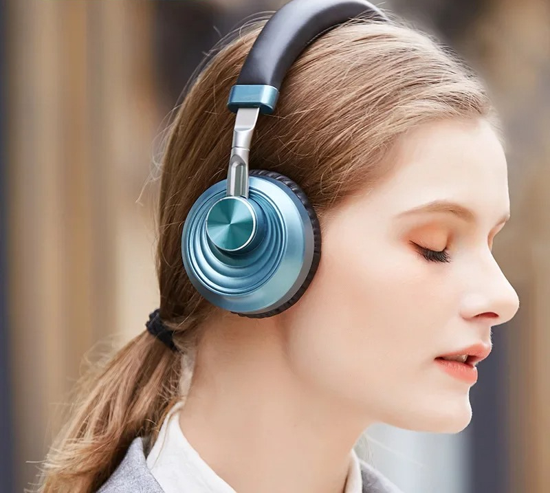 Retro metalen headset Draadloz - Audio Music Dj recensie en prijs