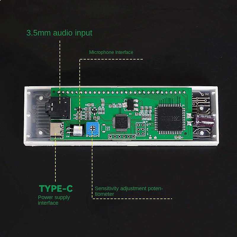 LED Muziekspectrum Display Ana - Audio Music Visualizer recensie en prijs
