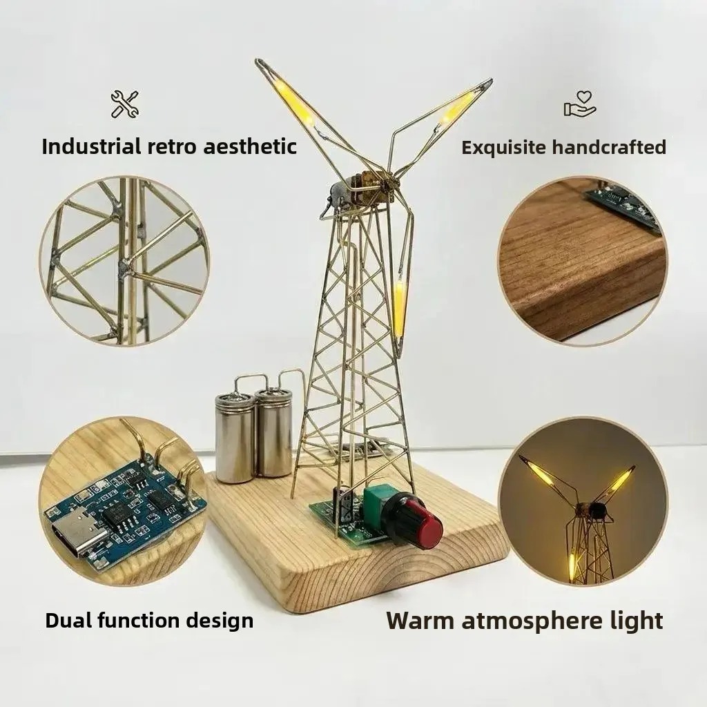 DIY Industriële Windturbine La - Audio Music Visualizer recensie en prijs