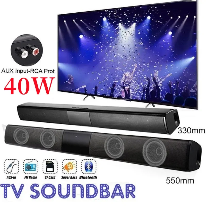 40W draadloze Bluetooth-soundb - Audio Music Visualizer recensie en prijs