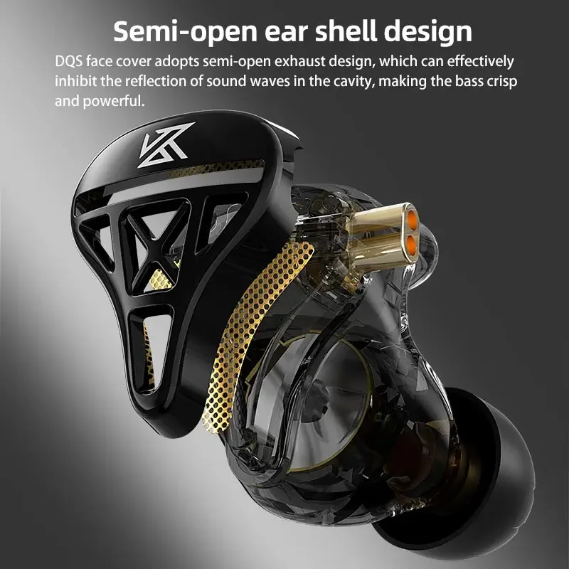 KZ DQS 1DD HiFi IEM Oordopjes  - Audio Music Dj recensie en prijs