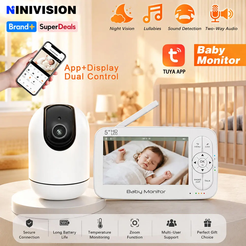 Slimme WiFi Babyfoon met 5 inc - Audio Music Apps recensie en prijs