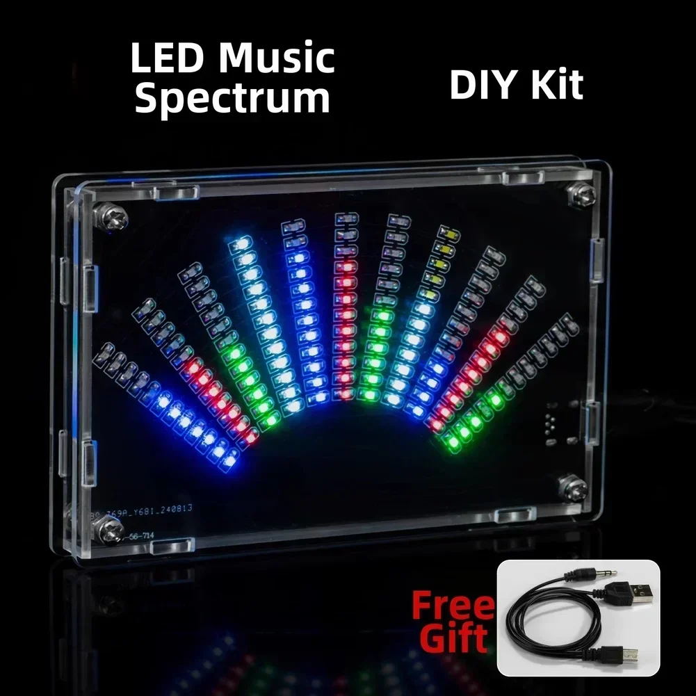DIY LED-muziekspectrum-display - Audio Music Visualizer recensie en prijs
