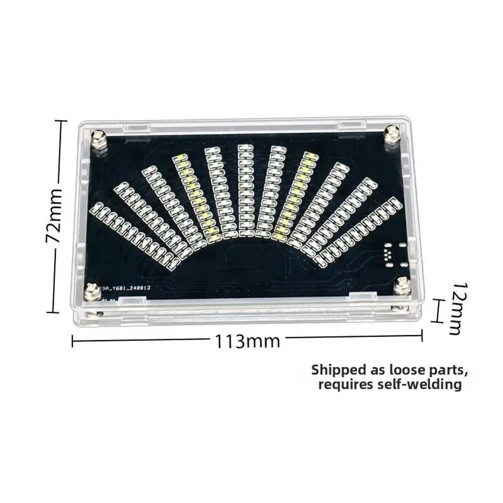 DIY LED-muziekspectrum-display - Audio Music Visualizer recensie en prijs