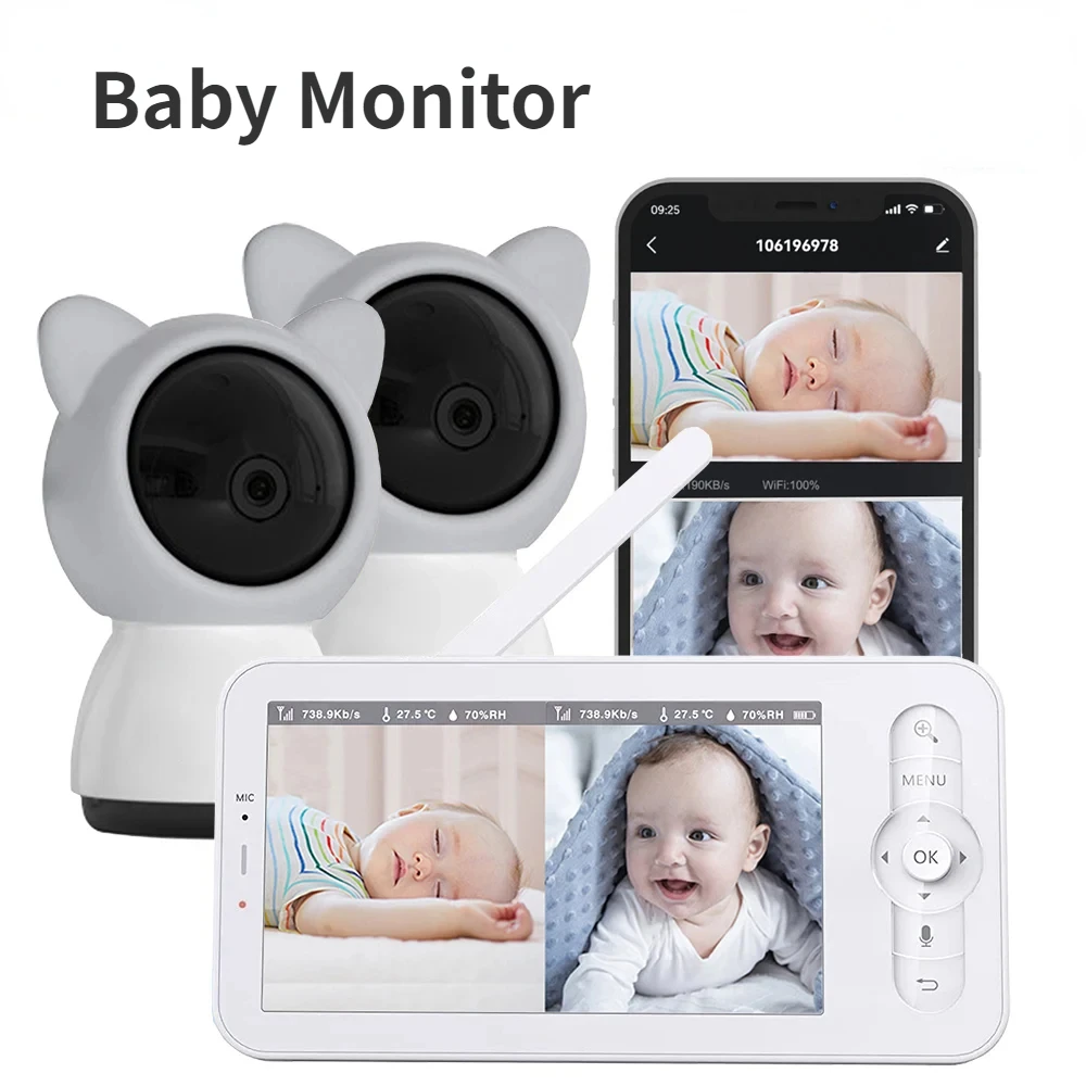 Babyfoon HD 5-inch LCD Tweeric - Audio Music Apps recensie en prijs