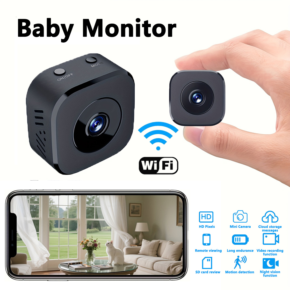 1080P HD Mini WiFi Camera Indo - Audio Music Recording recensie en prijs