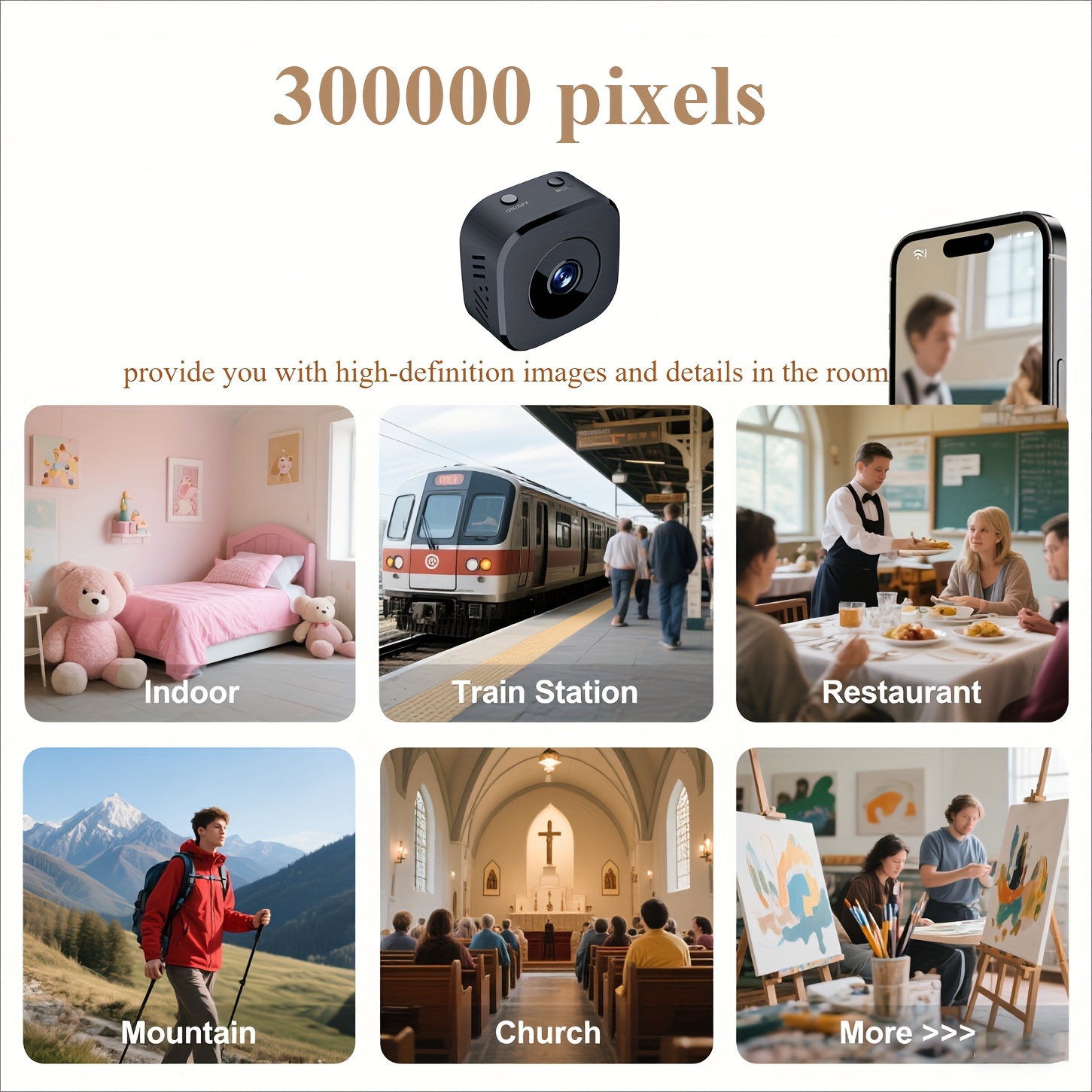 1080P HD Mini WiFi Camera Indo - Audio Music Recording recensie en prijs
