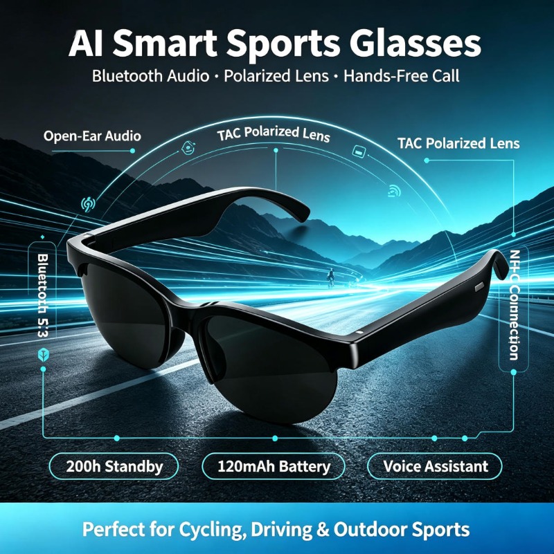 Slimme sportbril met open oor- - Audio Music In recensie en prijs