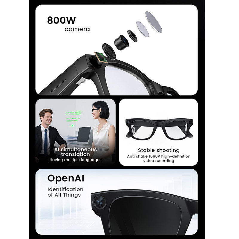 2026 Smart Glasses HD Foto Vid - Audio Music Recording recensie en prijs