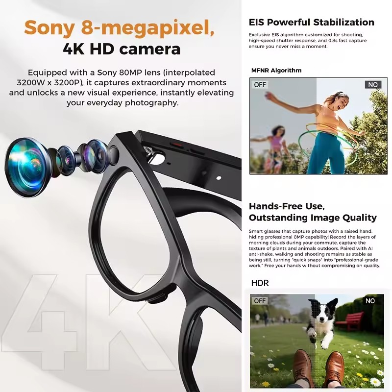 Nieuwe 800W 4k HD Camera Slimm - Audio Music Recording recensie en prijs