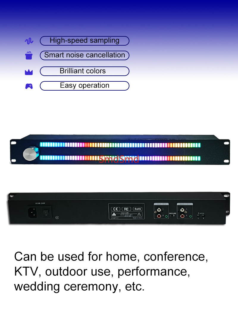 128-lichts LED-muziekspectrumd - Audio Music Visualizer recensie en prijs
